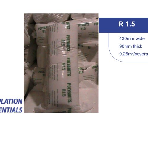 R1.5 Polyester 430mm Wall Batts