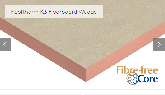 Kingspan Kooltherm K3 25mm R1.1 Floorboard - Slab Insulation - Per Pack ...